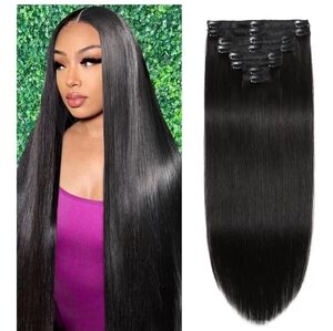 Remy Human Hair Extensions Clip Ins 20 Inches